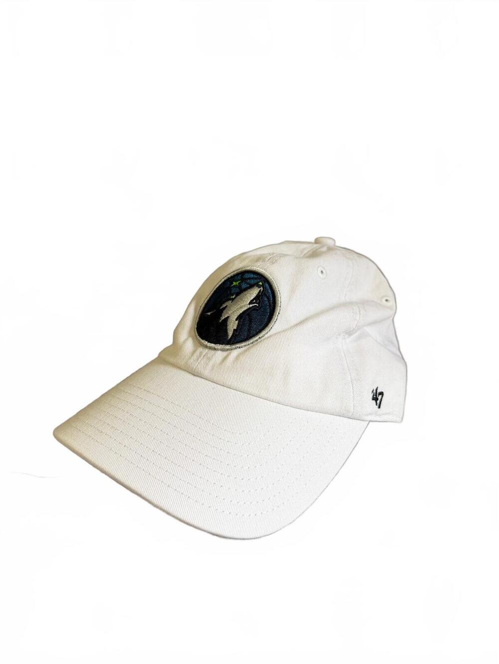 Minnesota Timberwolves White Strapback Hat